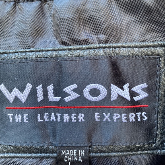 Wilson “The Leather Expert” men’s size large coat - Picture 3 of 3